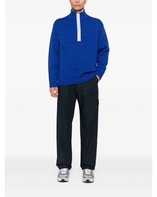 Stone Island Blue Sweater