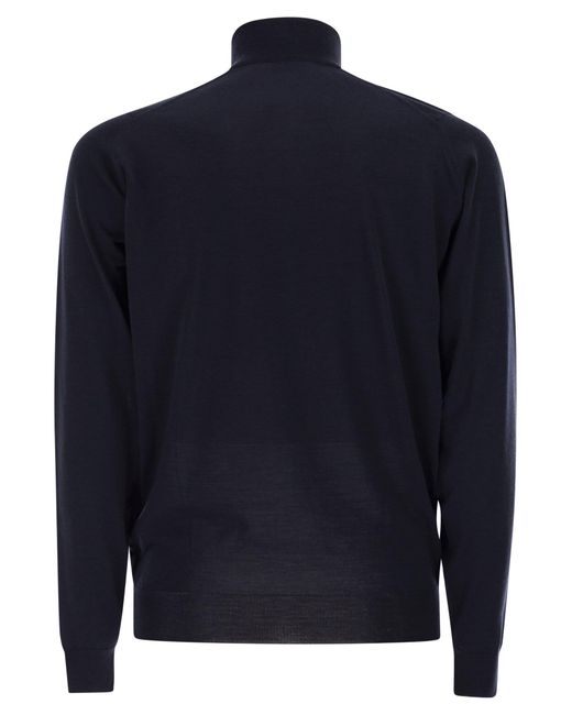 John Smedley Blue Barrow for men