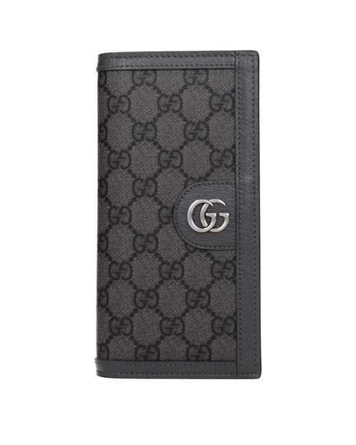 Gucci Gray Ophidia Wallet/ Fabric