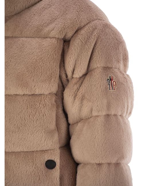 Moncler Brown Ayse Short Down Jacket