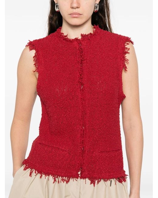 IRO Red Shanny Cotton Vest