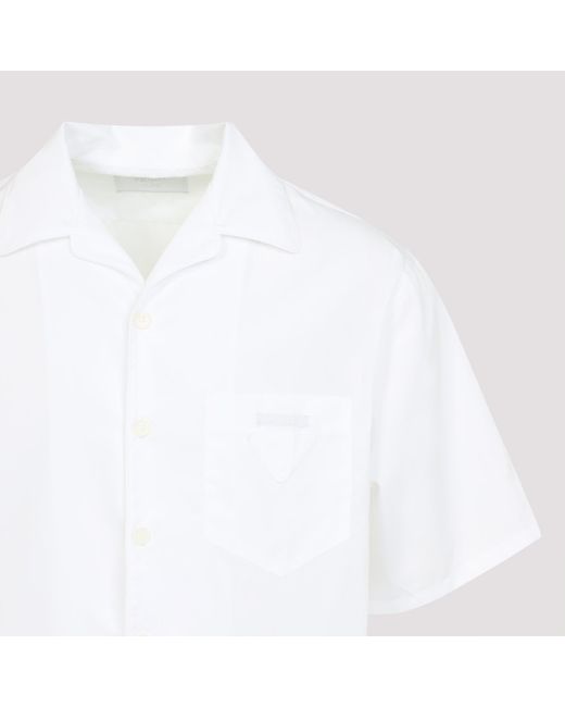 Prada White Ss Shirt for men