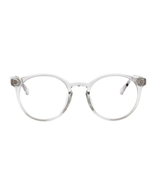 Calvin Klein Multicolor Crystal Clear Acetate Glasses