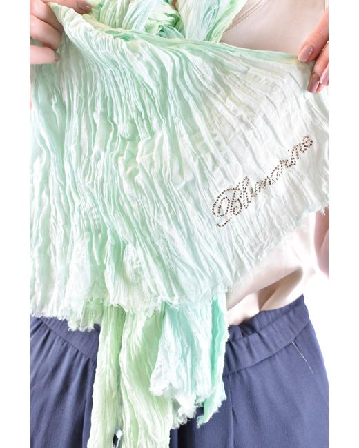 Blumarine Green Sciarpe