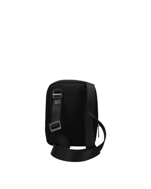 Piquadro Black Crossbody Bag Fabric