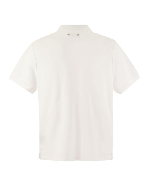 Vilebrequin White Organic Cotton Pique Polo Shirt for men