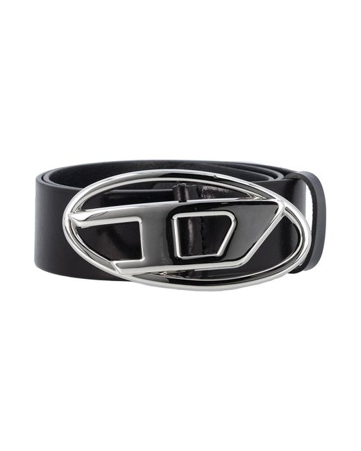DIESEL Black B-1Dr W Belt for men