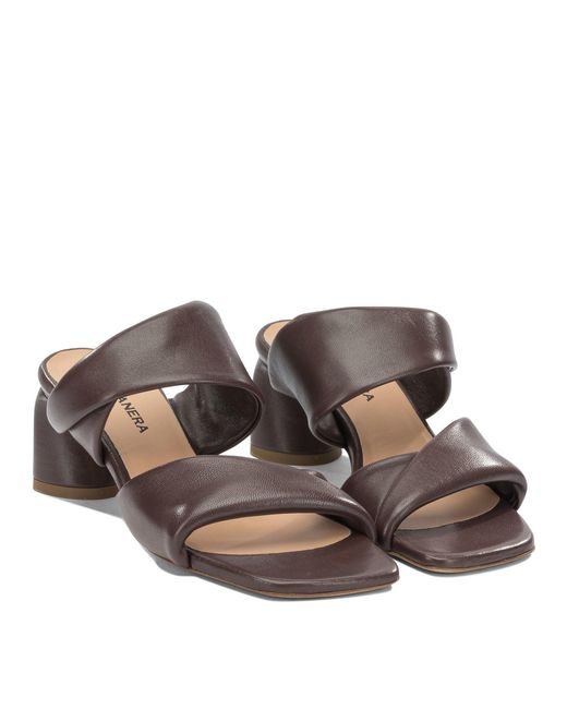 Halmanera Brown Heeled Shoes
