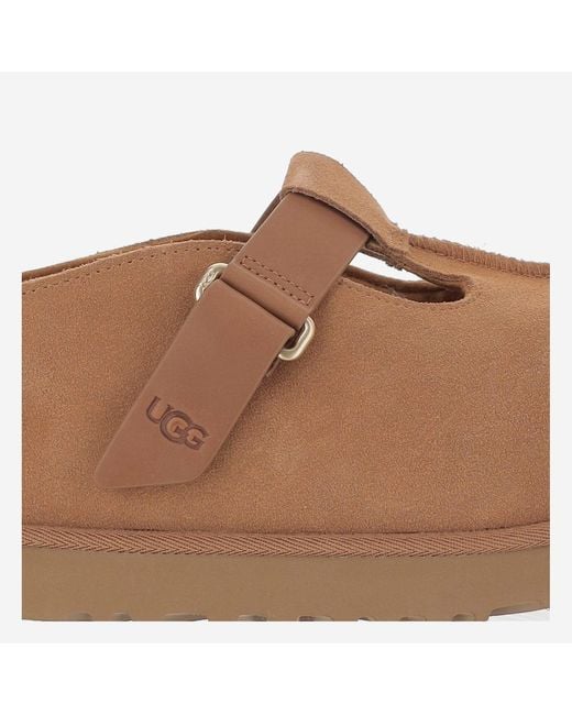 Ugg Brown Goldenstar Hi Mules