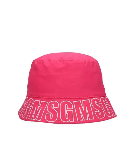 MSGM Pink "Cloche" Hat