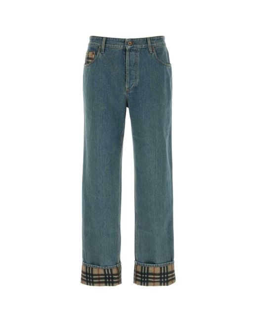 Burberry Blue Denim Jeans for men