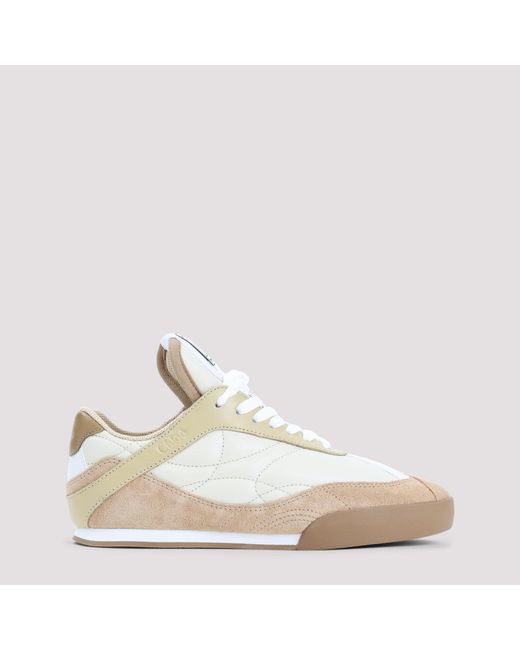 Chloé Natural Kick Sneakers
