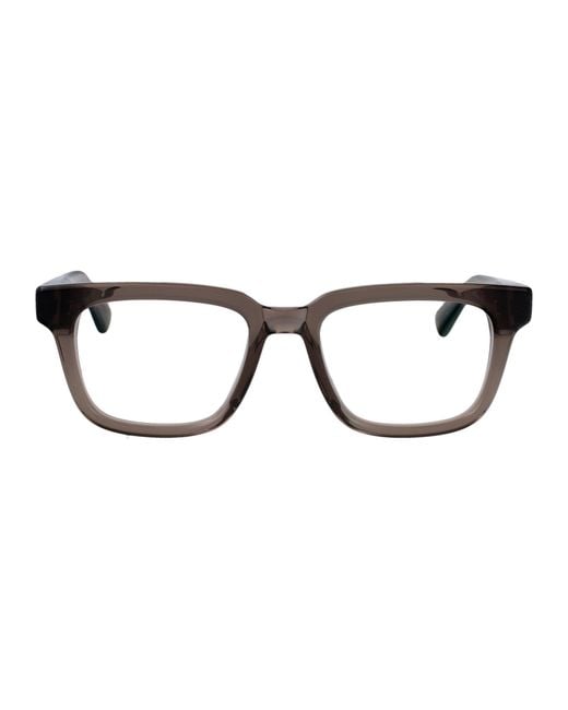 Mykita Brown Clear Ash/Shiny Acetate Glasses
