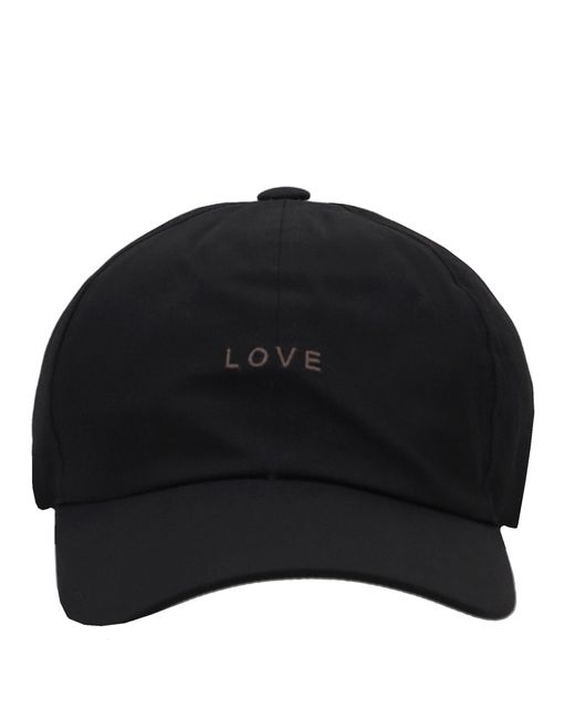 Rick Owens Black Baseballkappe