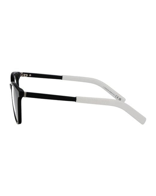 Moncler Black Nero Lucido Acetate Glasses