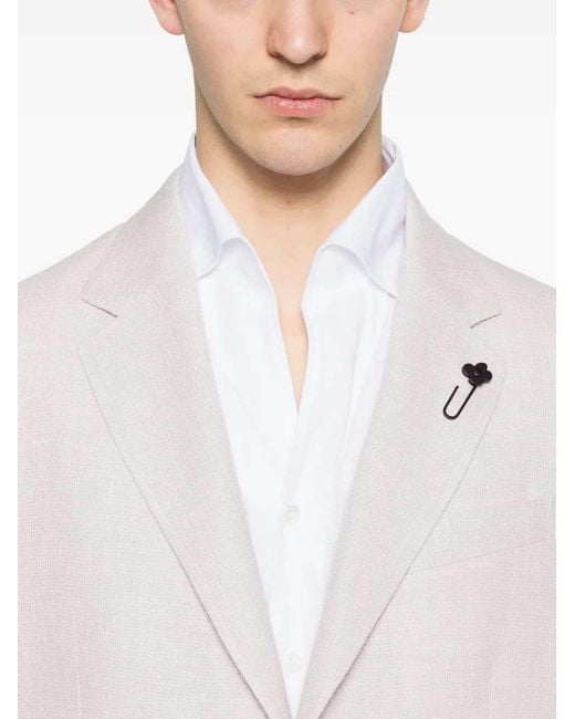 Lardini White Roma Jacket for men