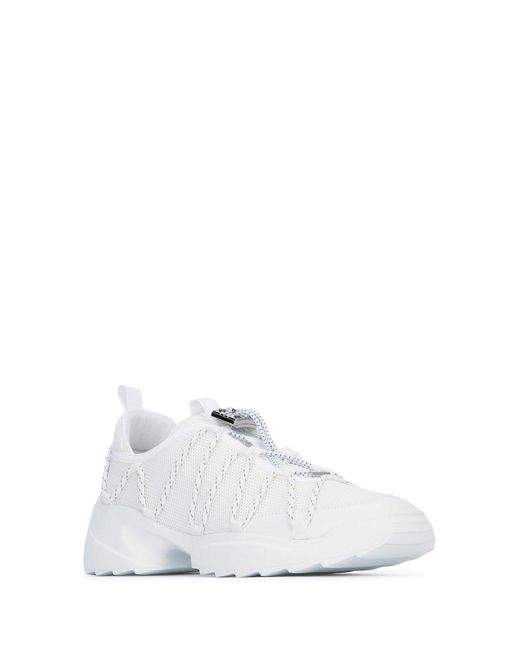 Roger Vivier White Viv On The Run Criss Cross