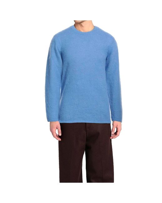 Comme des Garçons Comme Des Garcons Mohair Blend Sweater in het Blue voor heren