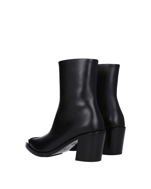 Alexander McQueen Frauen 's Lederstiefel schwarz in Black für Herren