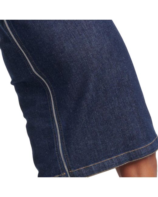 Alaïa Blue Sculpt Denim Dress