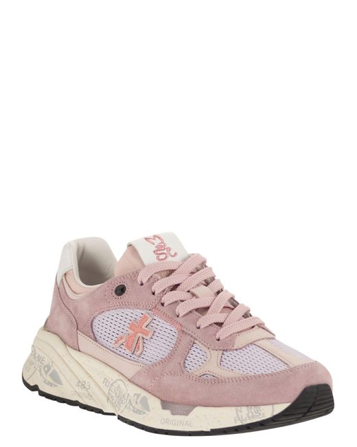 Premiata Pink Mased 8220 Sneakers