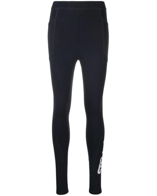 Stella McCartney Legging Met Logoprint in het Blue