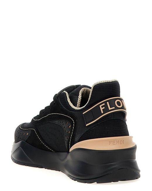 Zapatillas de zapatillas ' Flow' Fendi de color Black