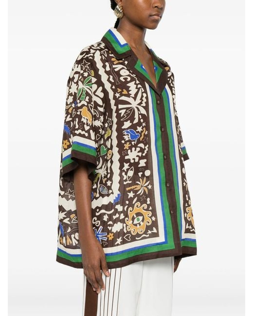 ALÉMAIS Multicolor Maroc Relaxed Shirt