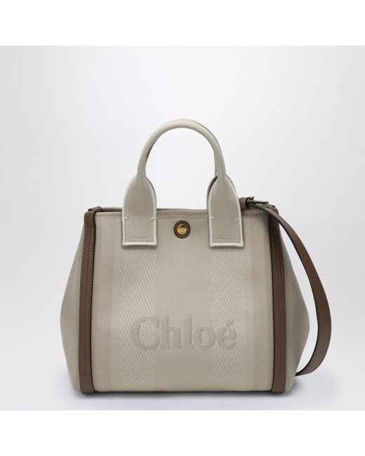 Chloé Gray Chloé Carry Small Tote Bag