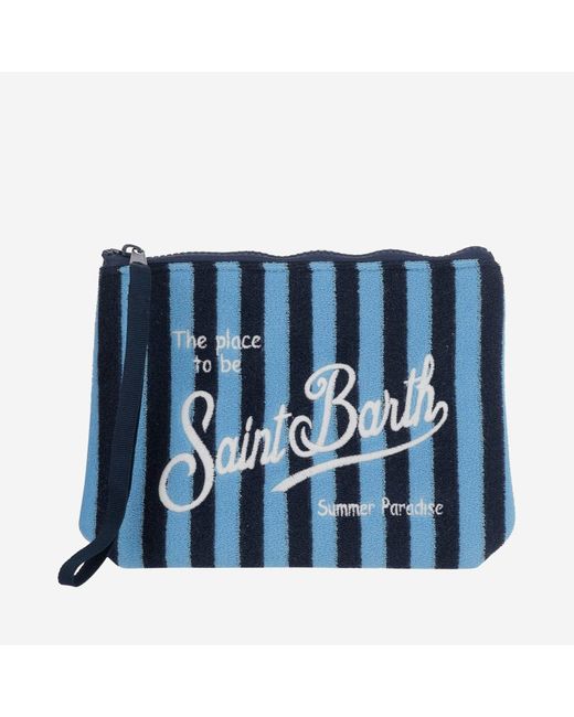 Bold de tela con logotipo Mc2 Saint Barth de color Blue