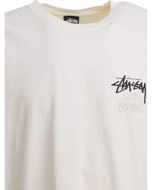Camisetas Stussy de hombre de color White