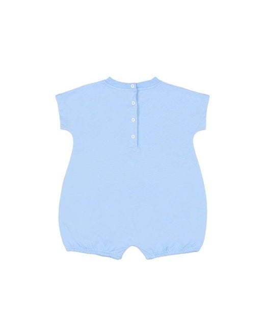 Balmain Blue Bodysuit Set With Gag for men