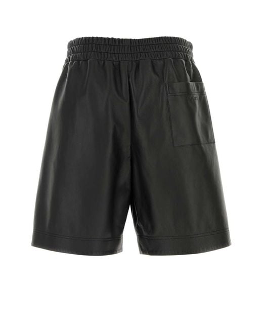 Gucci Gray Solid Shorts for men