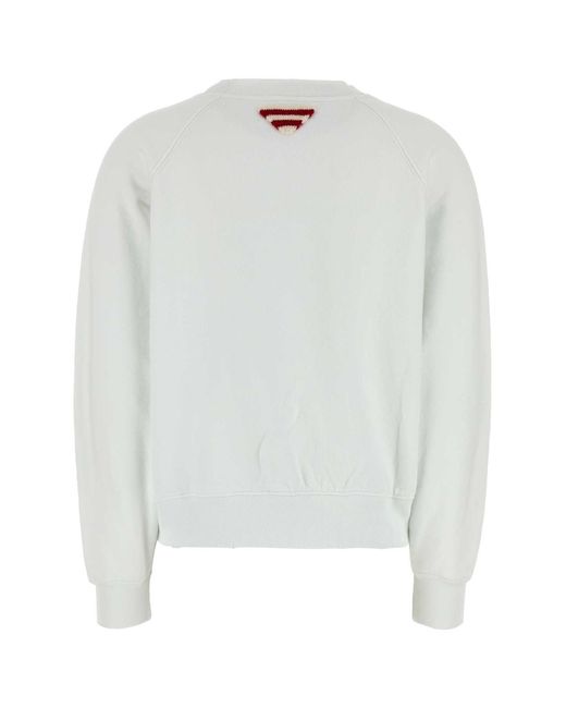 Prada Gray Cotton Sweatshirt