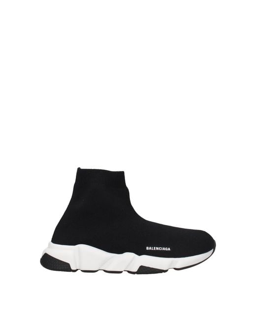 Balenciaga Black Speed Lt Knit Sneakers