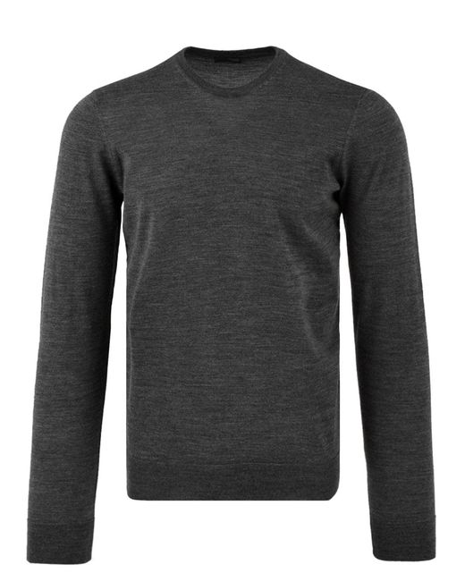Drumohr Pullover grau in Black für Herren