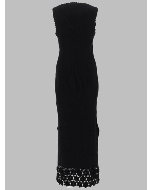 Ganni Black Chic Mini Dress For