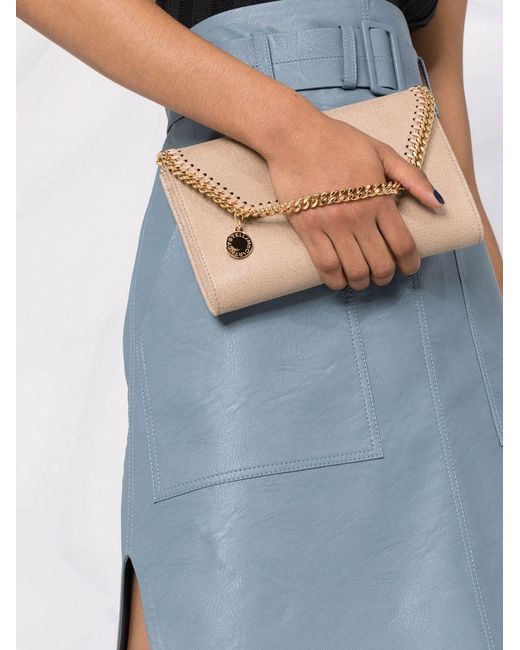 Stella McCartney Natural Falabella Wallet On Chain