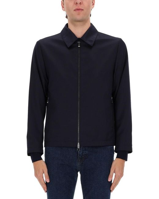 Boss Blue Virgin Wool Jacket
