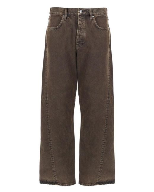 sunflower Gray "Wide Twist" Pants for men