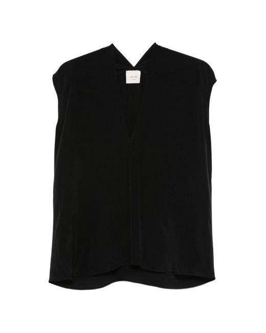 Alysi Zijden Top in het Black