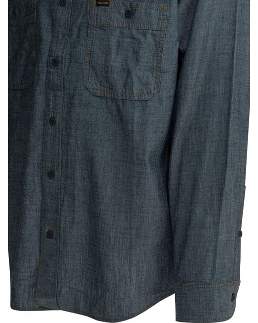 Filson Overhemden in het Blue voor heren