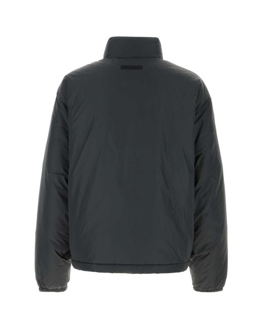 Fear Of God Black Charcoal Nylon Down Jacket for men