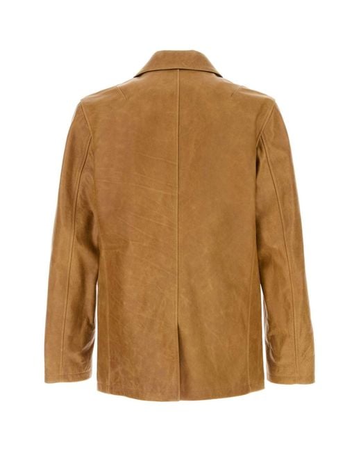 Our Legacy Brown Leather Jackets for men