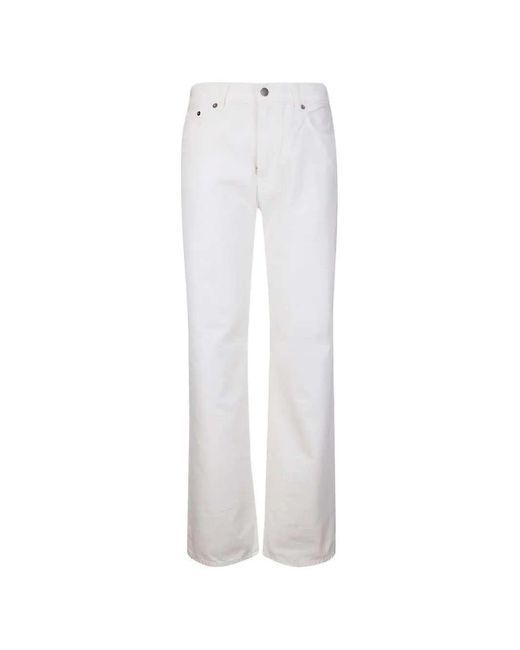Jean avec patch logo Haikure en coloris White