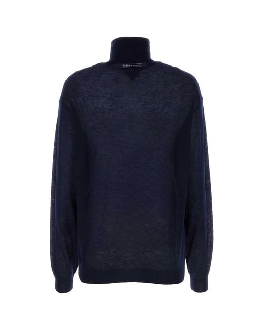 Prada Blue Knitwear