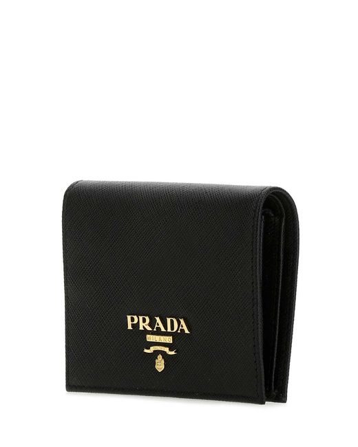 Prada Black Leather Wallet