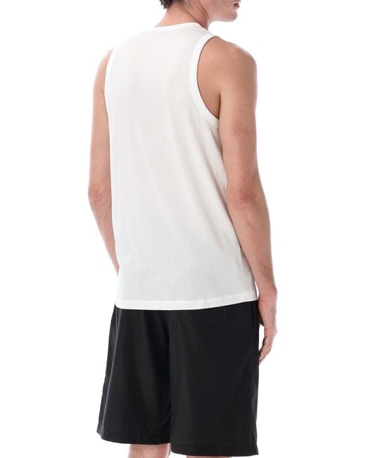 James Perse White Ribbed Cotton Tank for men
