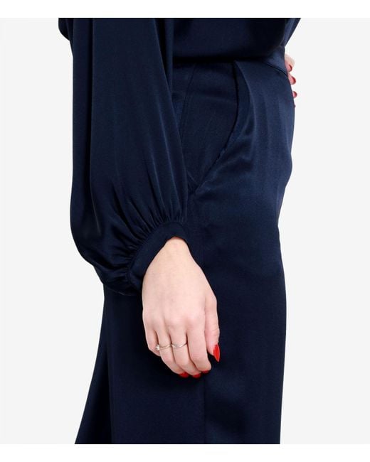 Semicouture Blue Halbbluthose blau