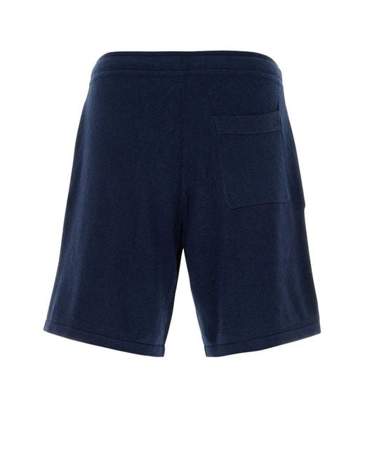Dolce & Gabbana Blue Solid Shorts for men